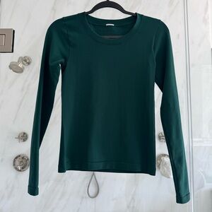 Renew Seamless Crewneck- Viridian